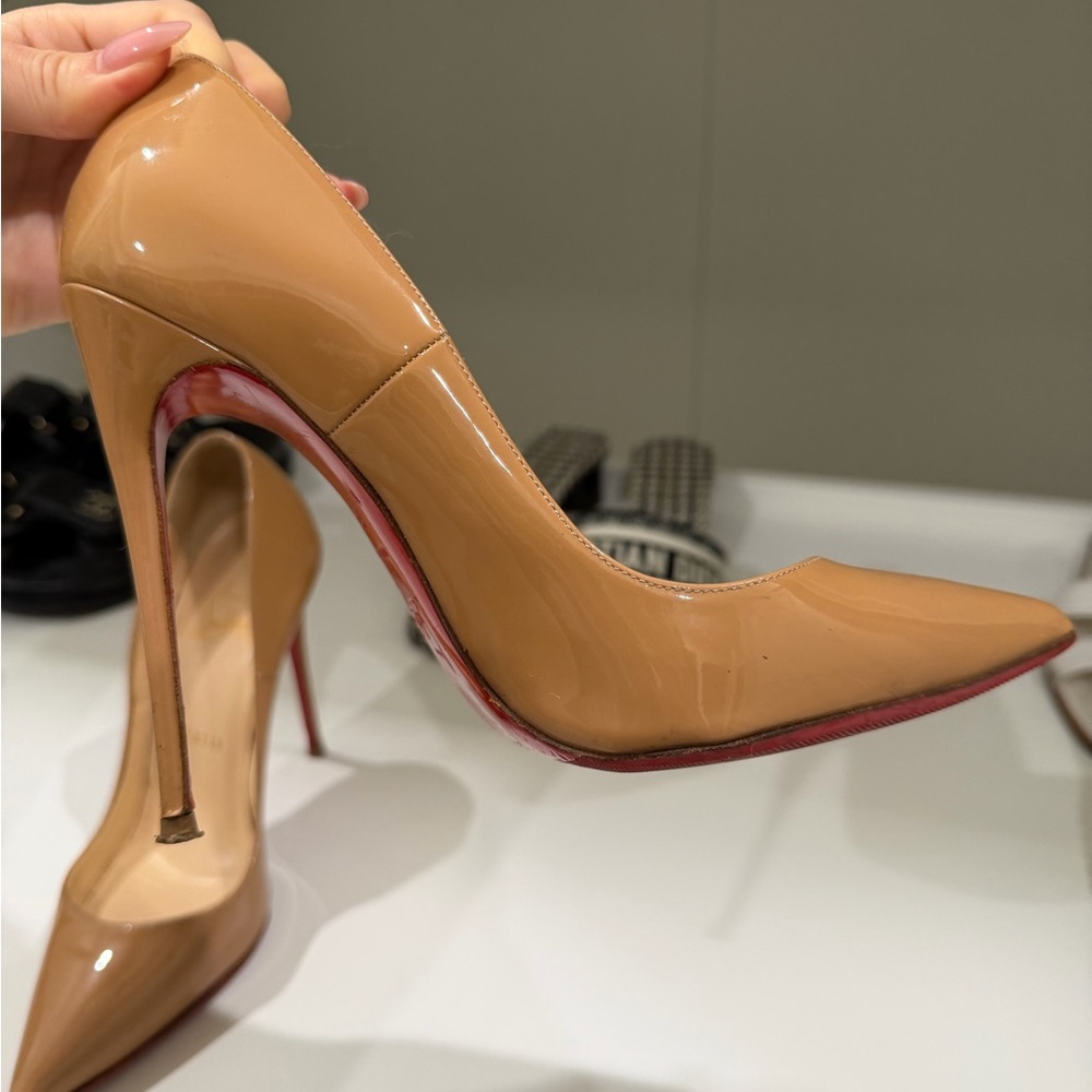 Christian Louboutin Nude Heels - Picture 10 of 14